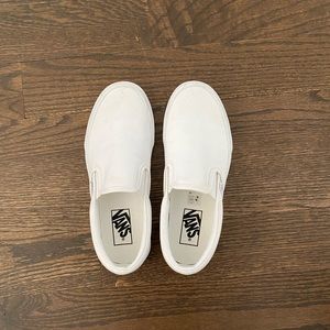 Vans slip on -white